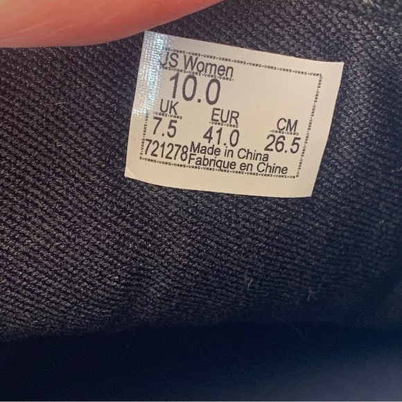 Vans Black SK8-Hi Top Sneakers - Picture 6 of 7